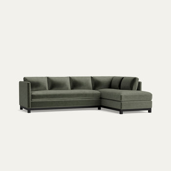 FEATURED: Shown with Right Chaise / Ebony Legs / No Welt