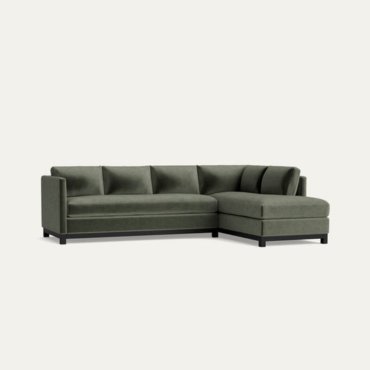 FEATURED: Shown with Right Chaise / Ebony Legs / No Welt
