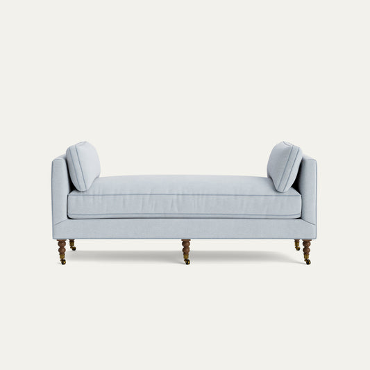 FEATURED: Shown with Tobacco / Sky Velvet Welt