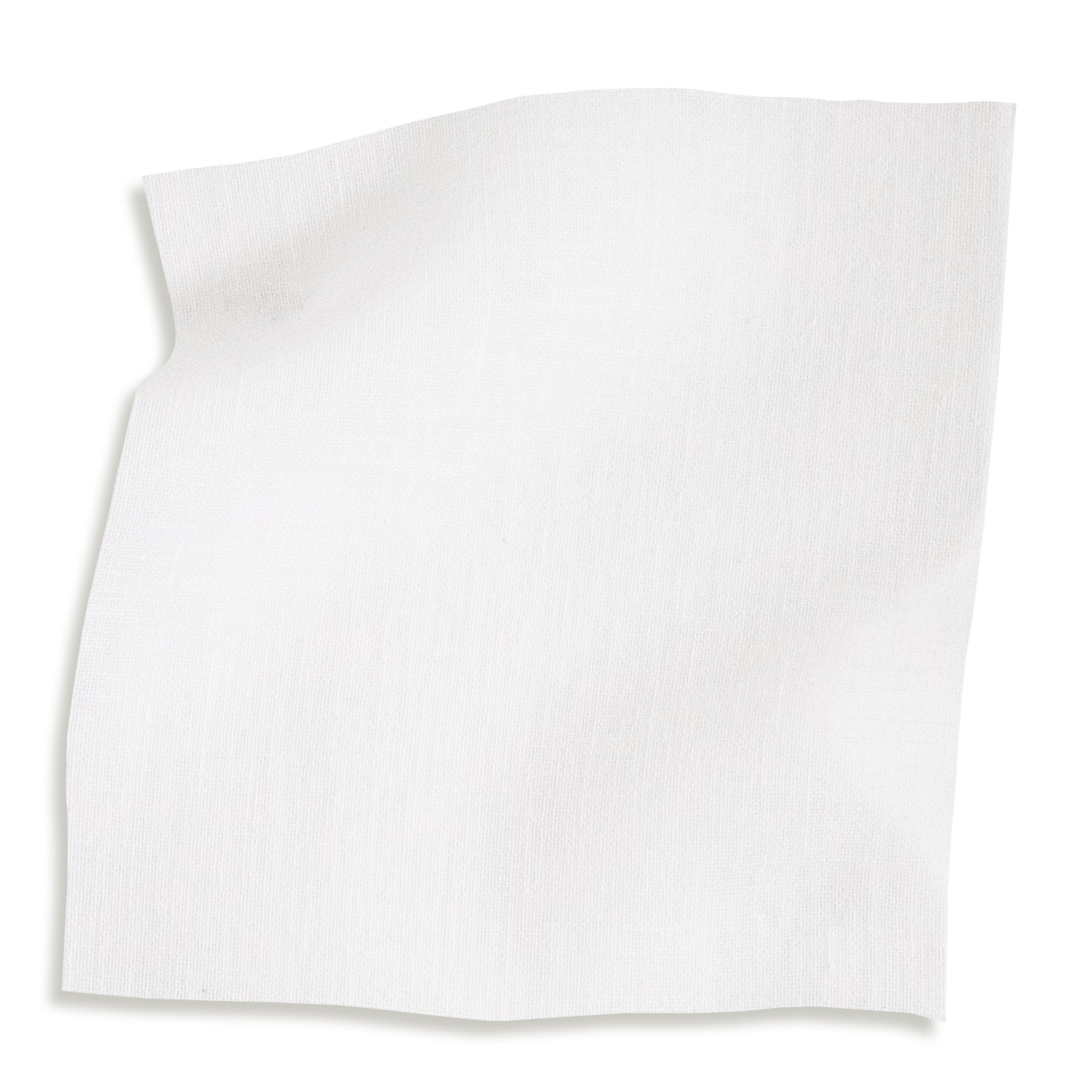 sheer white fabric swatch 
