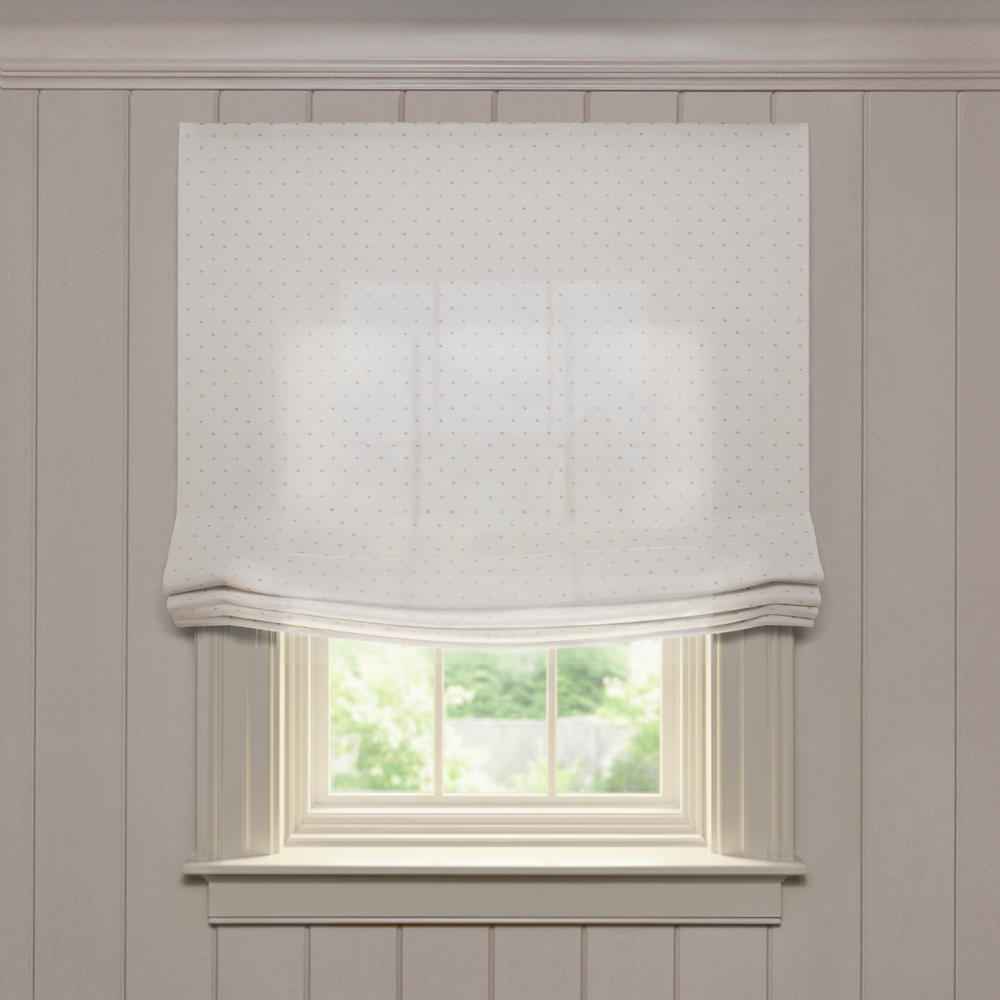  eloise flour custom neutral sheer roman shade: eloise flour | pepper homeon white background