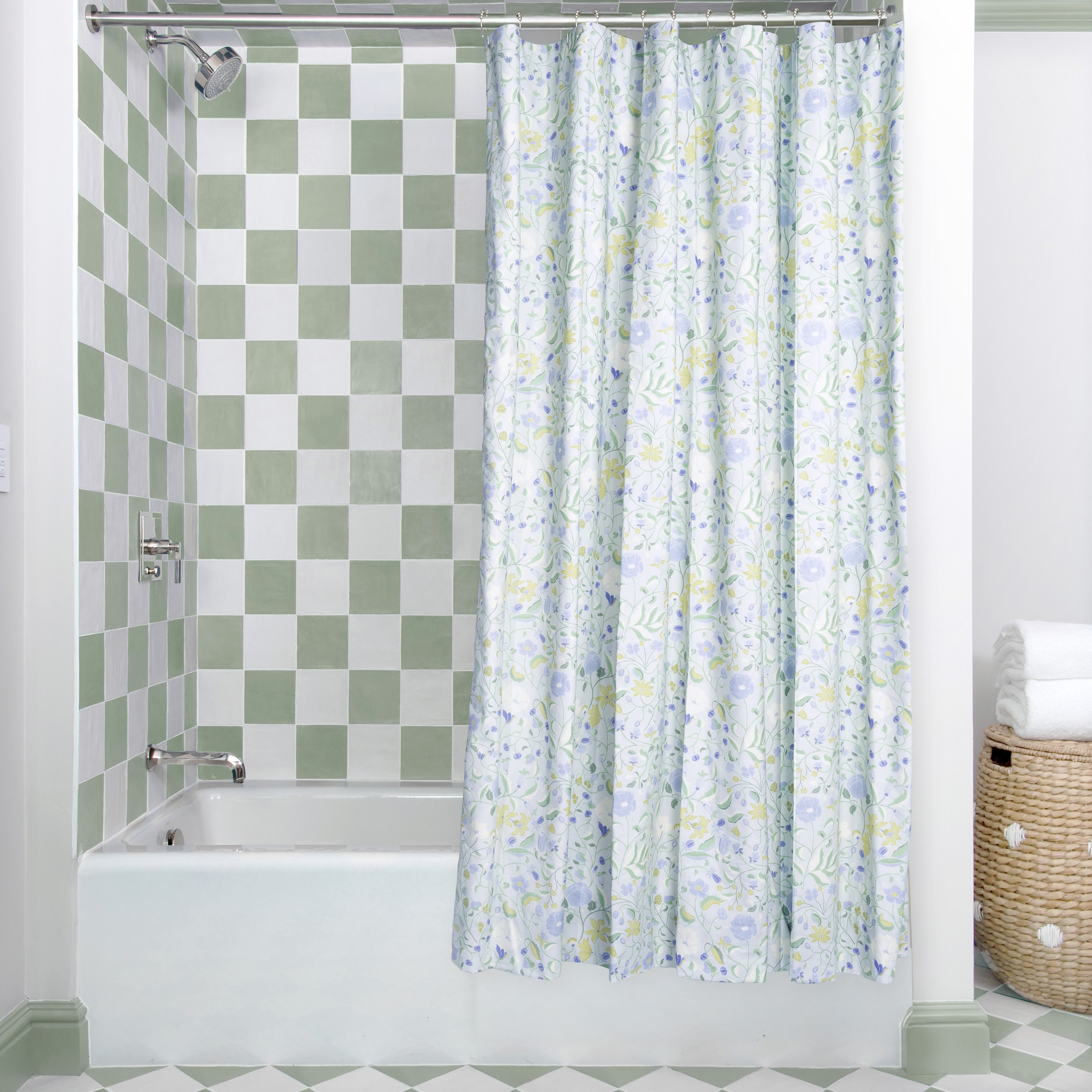 Lulie Eggshell Custom Shower Curtain