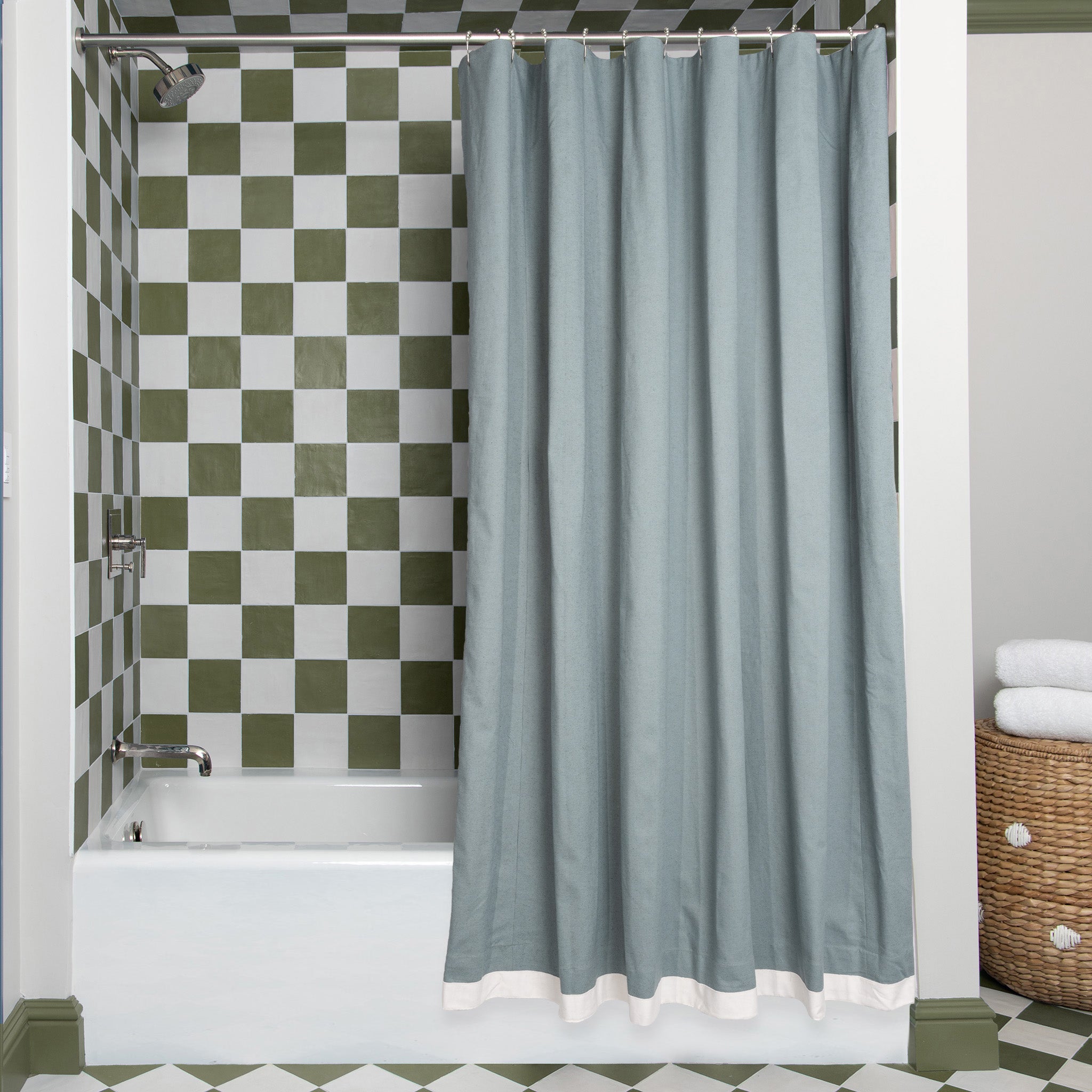 Harbor Custom Shower Curtain