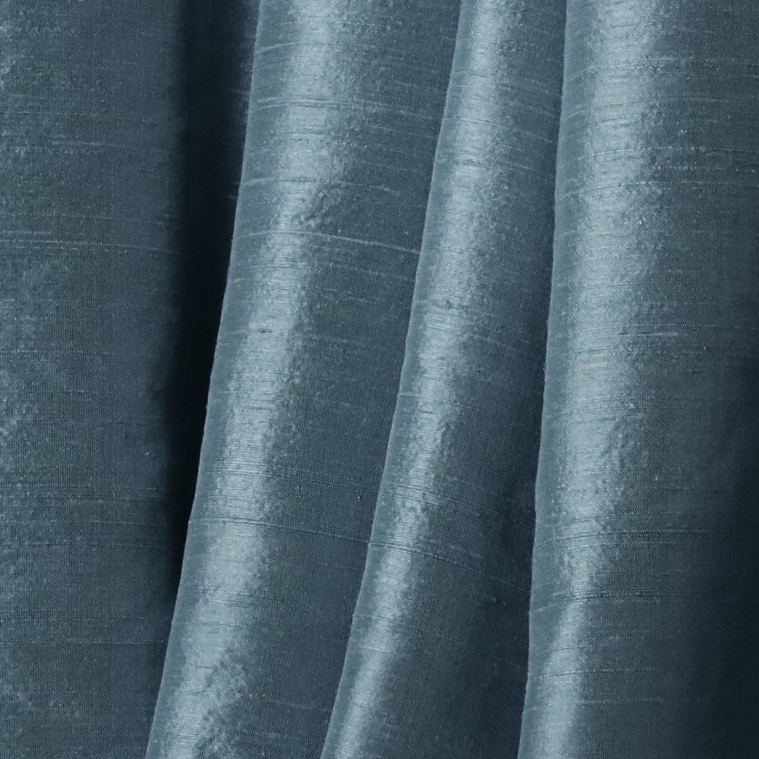 Aegean silk fabric in rich blue with subtle texture, made-to-order with short lead times, manufactured in the USA