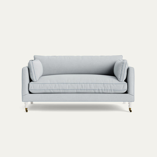 FEATURED: Shown in 71" / Flour Legs / Sky Velvet Welt