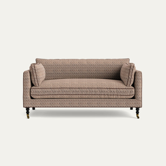 FEATURED: Shown in 71" / Ebony Legs / Walnut Velvet Welt