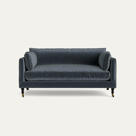 FEATURED: Shown in 71" / Ebony Legs / Fern Velvet Welt