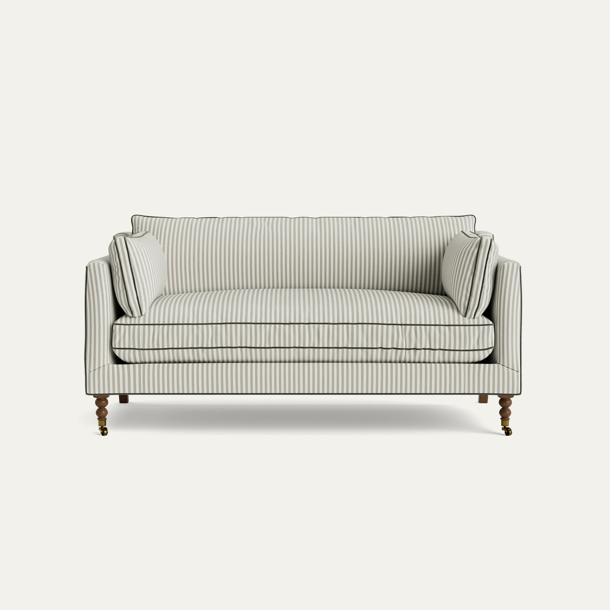 FEATURED: Shown in 71" / Tobacco Legs / Fern Velvet Welt