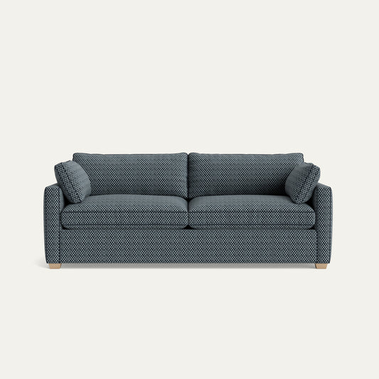 FEATURED: Shown in 88" / Cushion / Almond / Midnight Welt