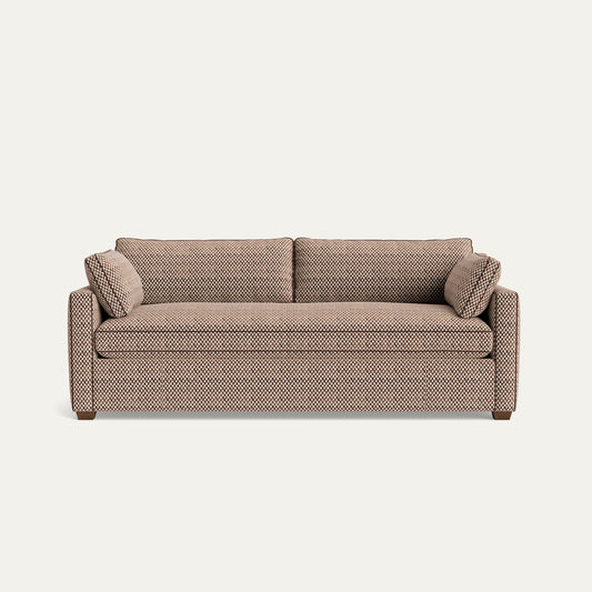 FEATURED: Shown in 88" / Bench / Tobacco / Walnut Velvet Welt