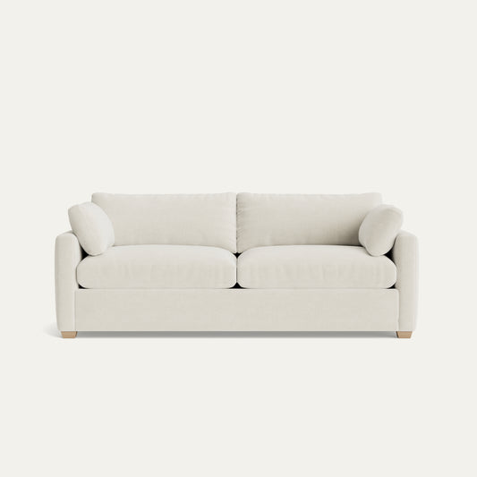 FEATURED: Shown in 88" / Cushion / Almond / No Welt