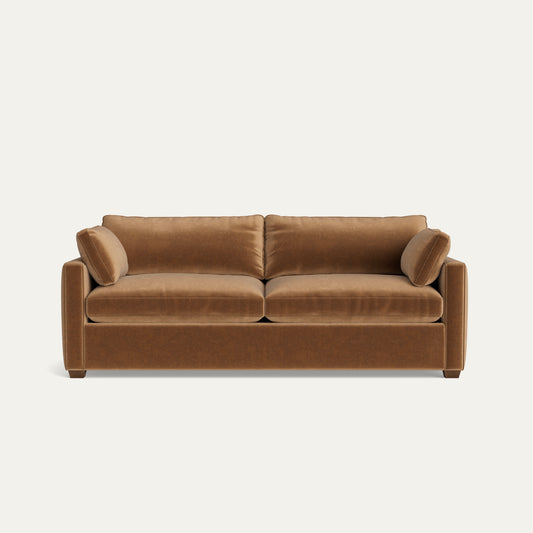 FEATURED: Shown in 88" / Cushion / Tobacco / Self Welt
