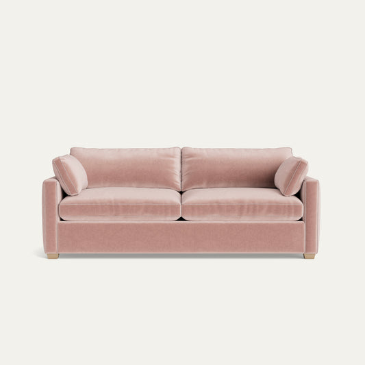 FEATURED: Shown in 88" / Cushion / Almond / Dahlia Welt