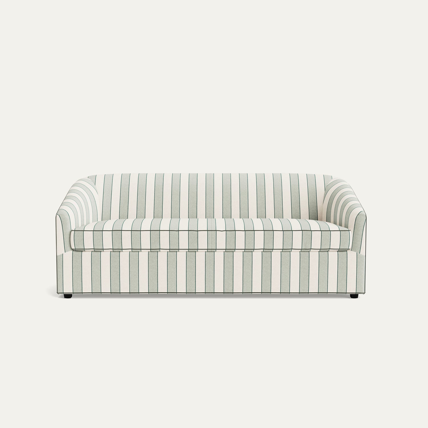 FEATURED: Shown in 85" / Bench Seat / Flat Faced / Fern Velvet Welt