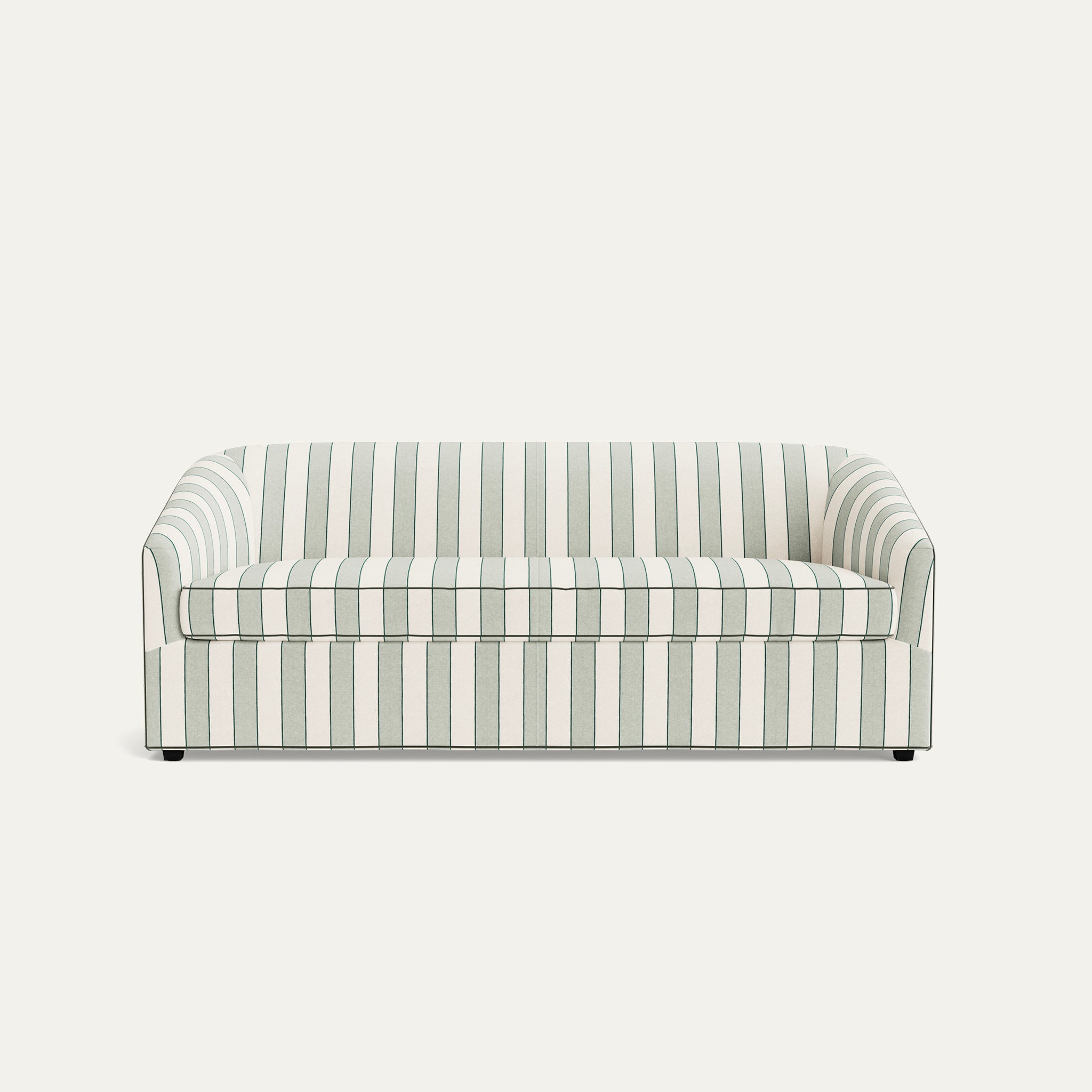 FEATURED: Shown in 85" / Bench Seat / Flat Faced / Fern Velvet Welt