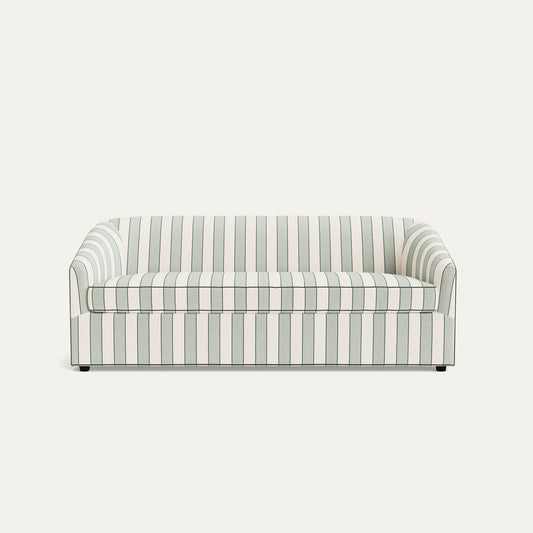 FEATURED: Shown in 85" / Bench Seat / Flat Faced / Fern Velvet Welt