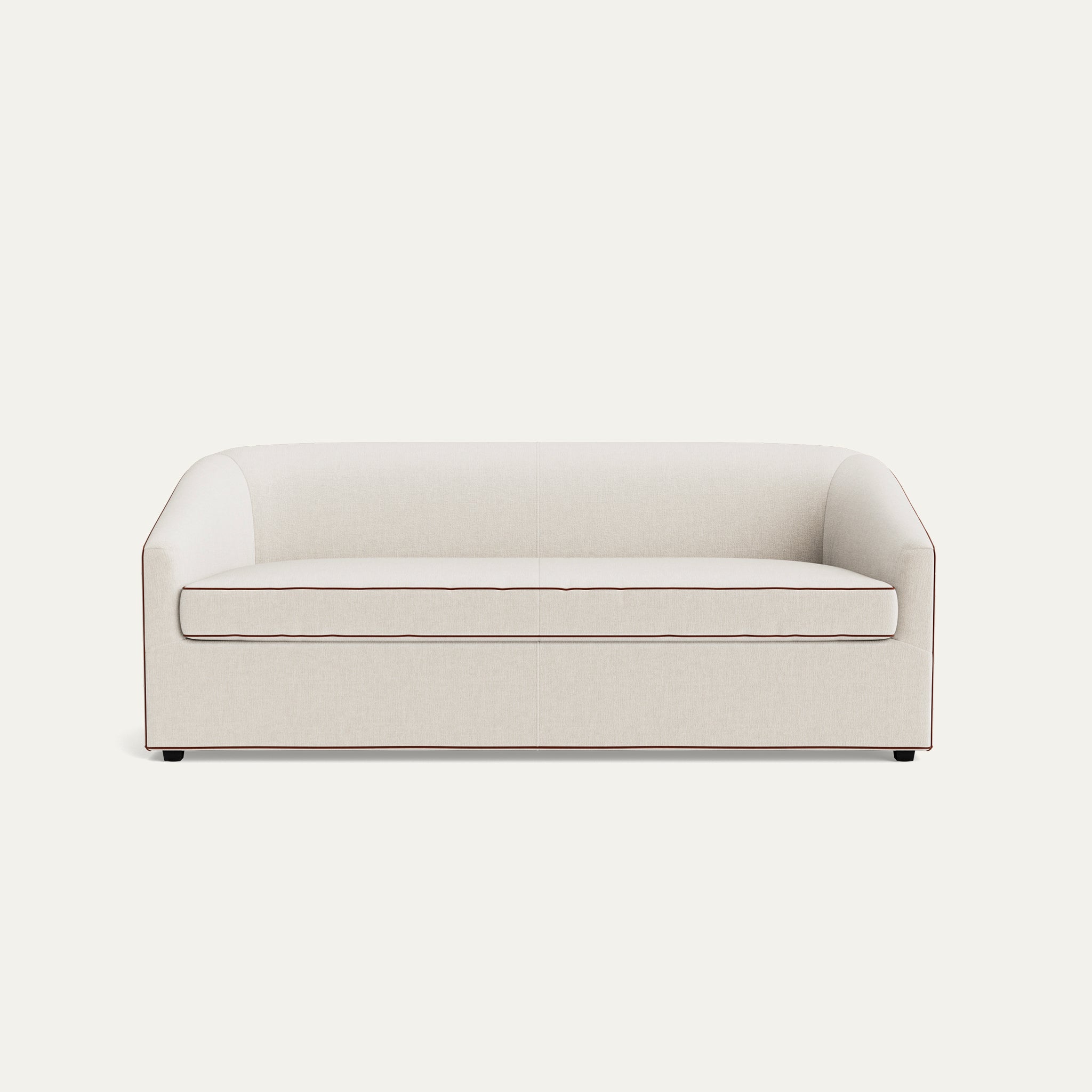 FEATURED: Shown in 85" / Bench Seat / Flat Faced / Honey Velvet Welt