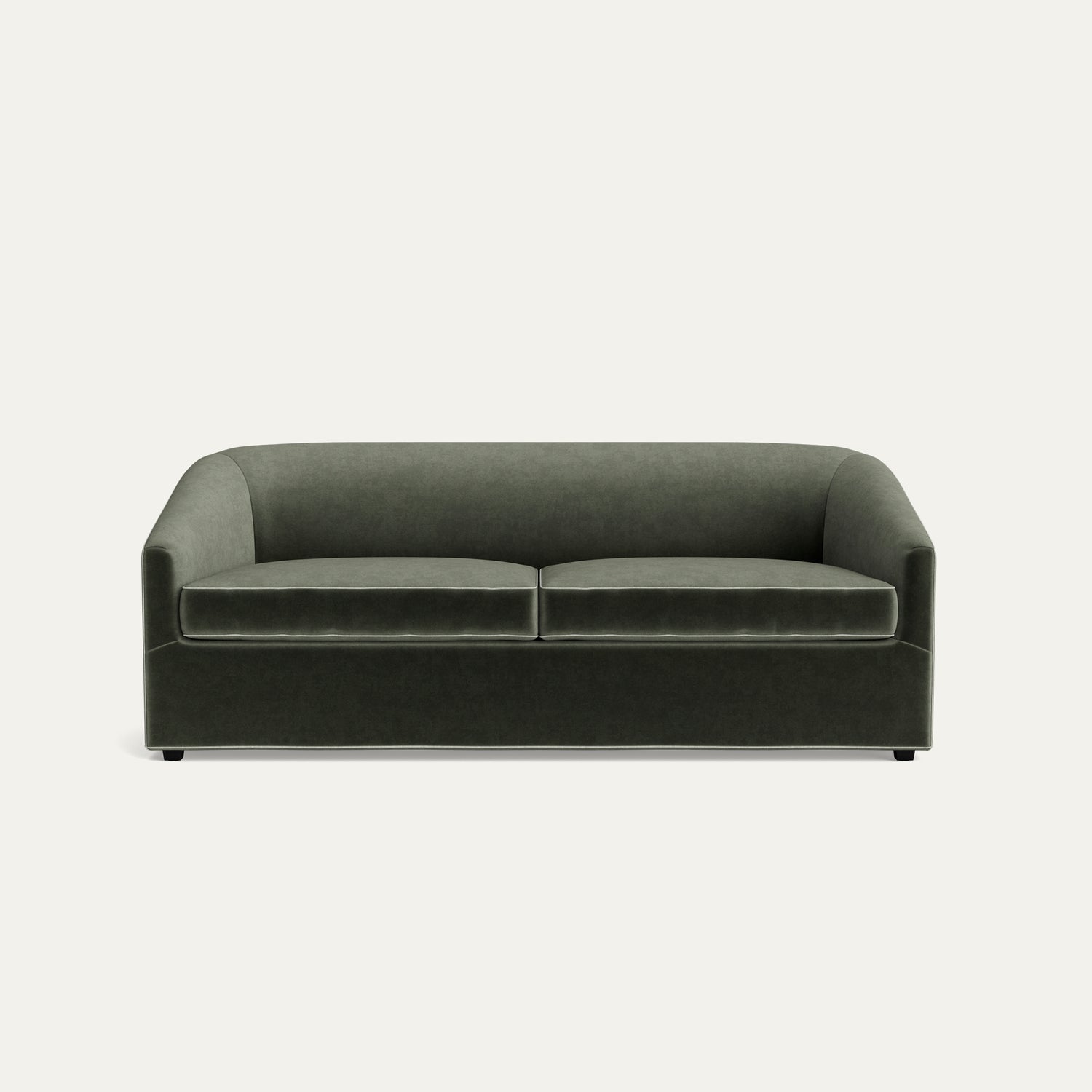 FEATURED: Shown in 85" / Cushion Seat / Flat Faced / Sea Salt Welt
