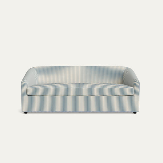 FEATURED: Shown in 85" / Bench Seat / Flat Faced / Sky Velvet Welt