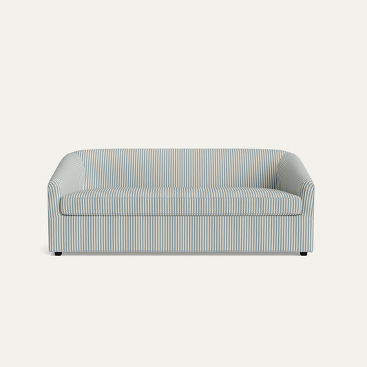 FEATURED: Shown in 85" / Bench Seat / Flat Faced / Sky Velvet Welt