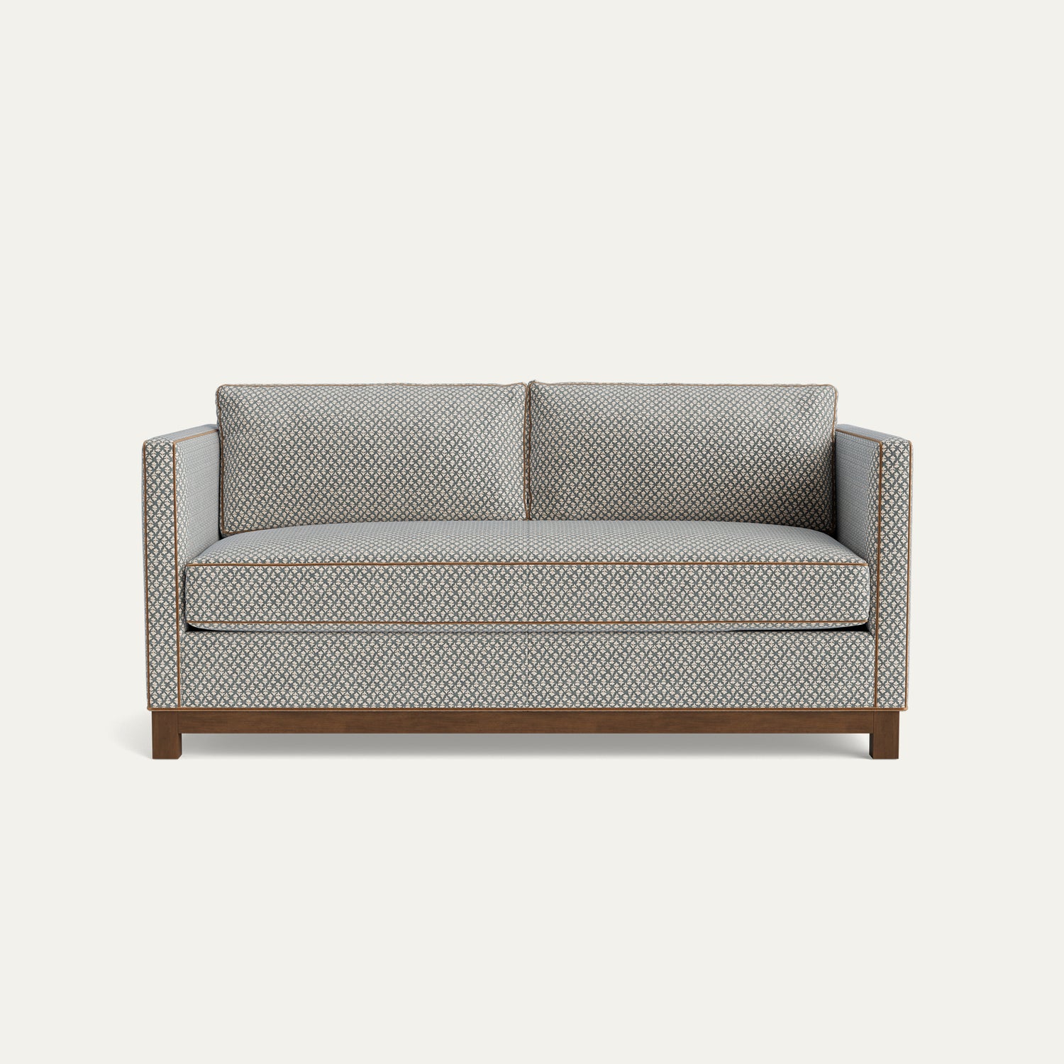 FEATURED: Shown in 72" / Tobacco Legs / Honey Velvet Welt