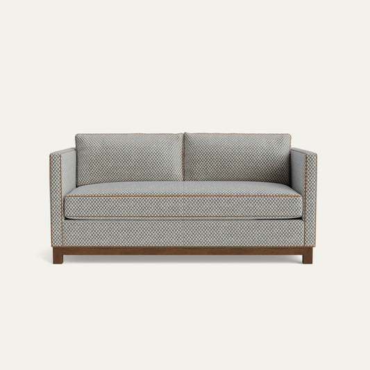 FEATURED: Shown in 72" / Tobacco Legs / Honey Velvet Welt