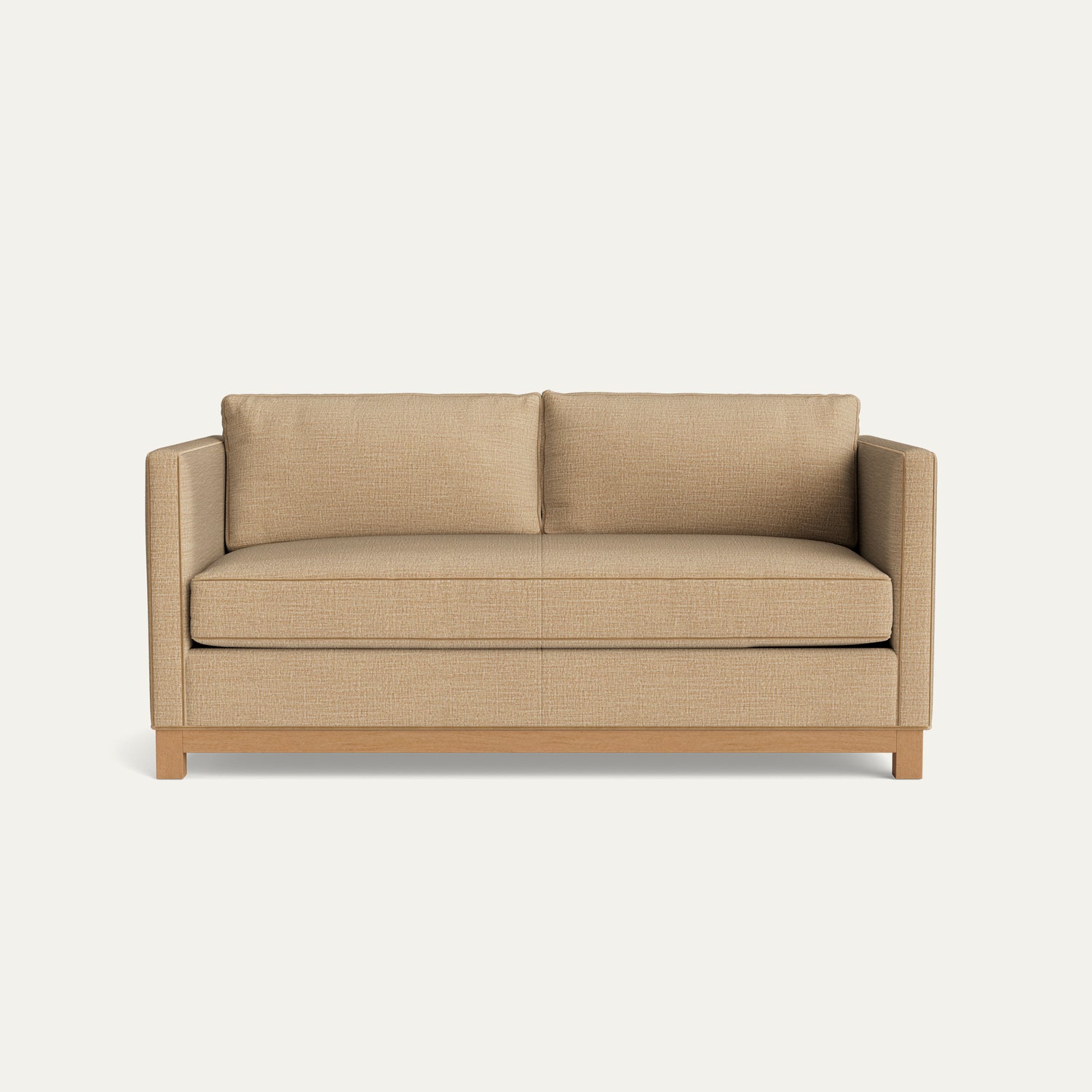 FEATURED: Shown in 72" / Oak Legs / Camel Velvet Welt