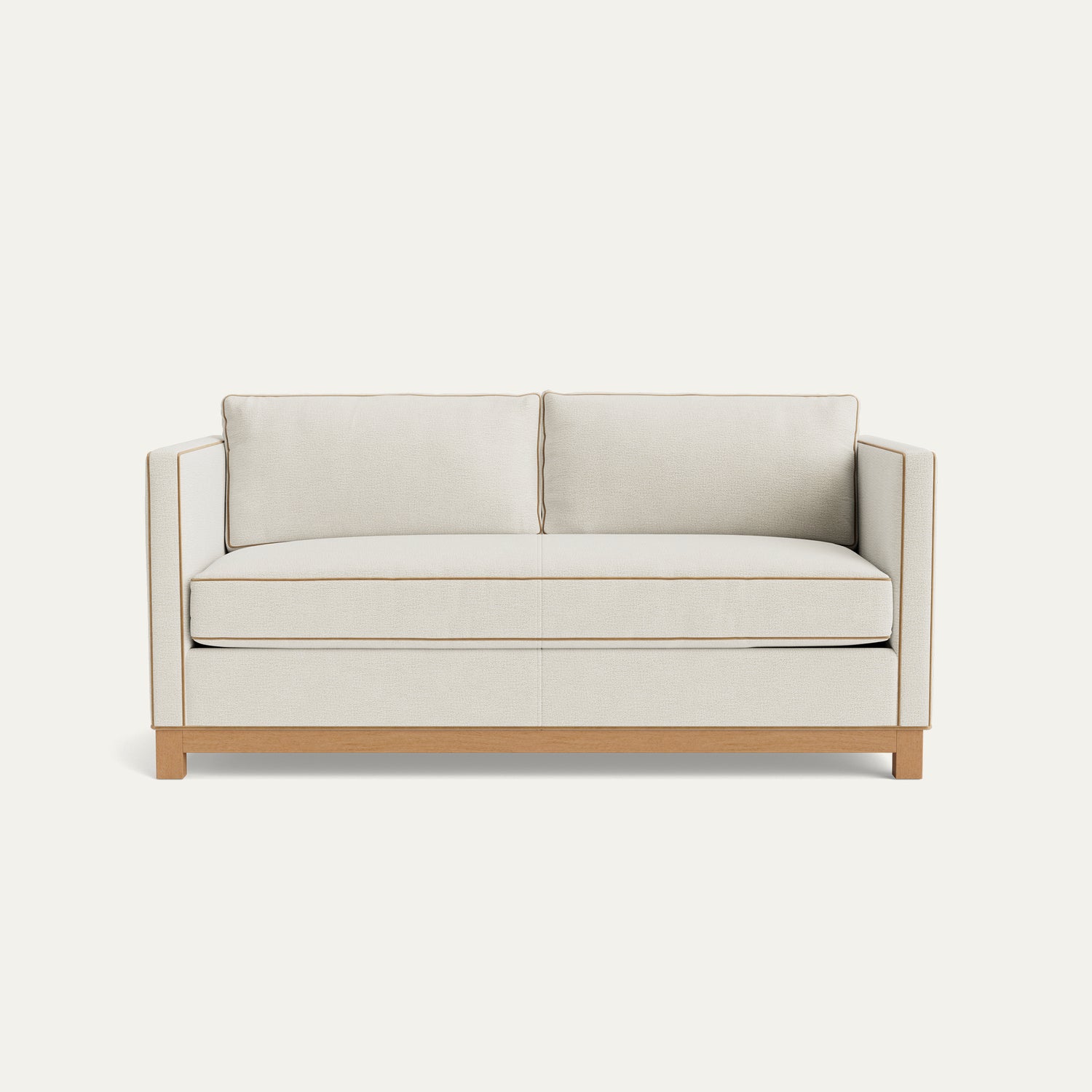 FEATURED: Shown in 72" / Oak Legs / Camel Velvet Welt