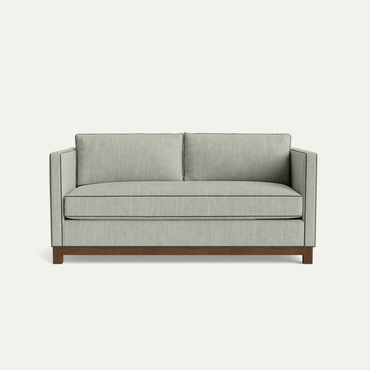FEATURED: Shown in 72" / Tobacco Legs / Fern Velvet Welt