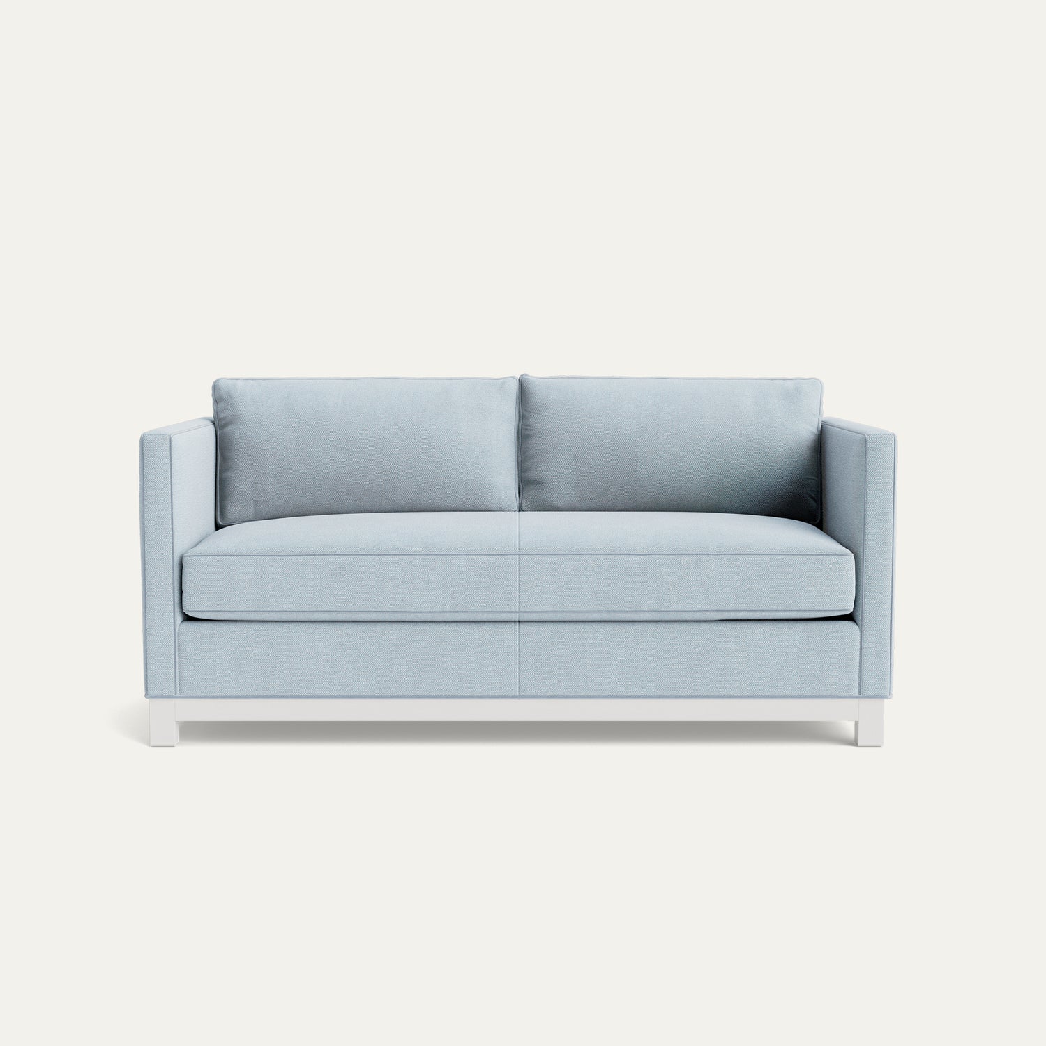 FEATURED: Shown in 72" / Flour Legs / Sky Velvet Welt