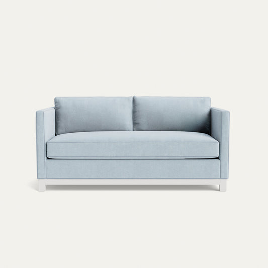 FEATURED: Shown in 72" / Flour Legs / Sky Velvet Welt