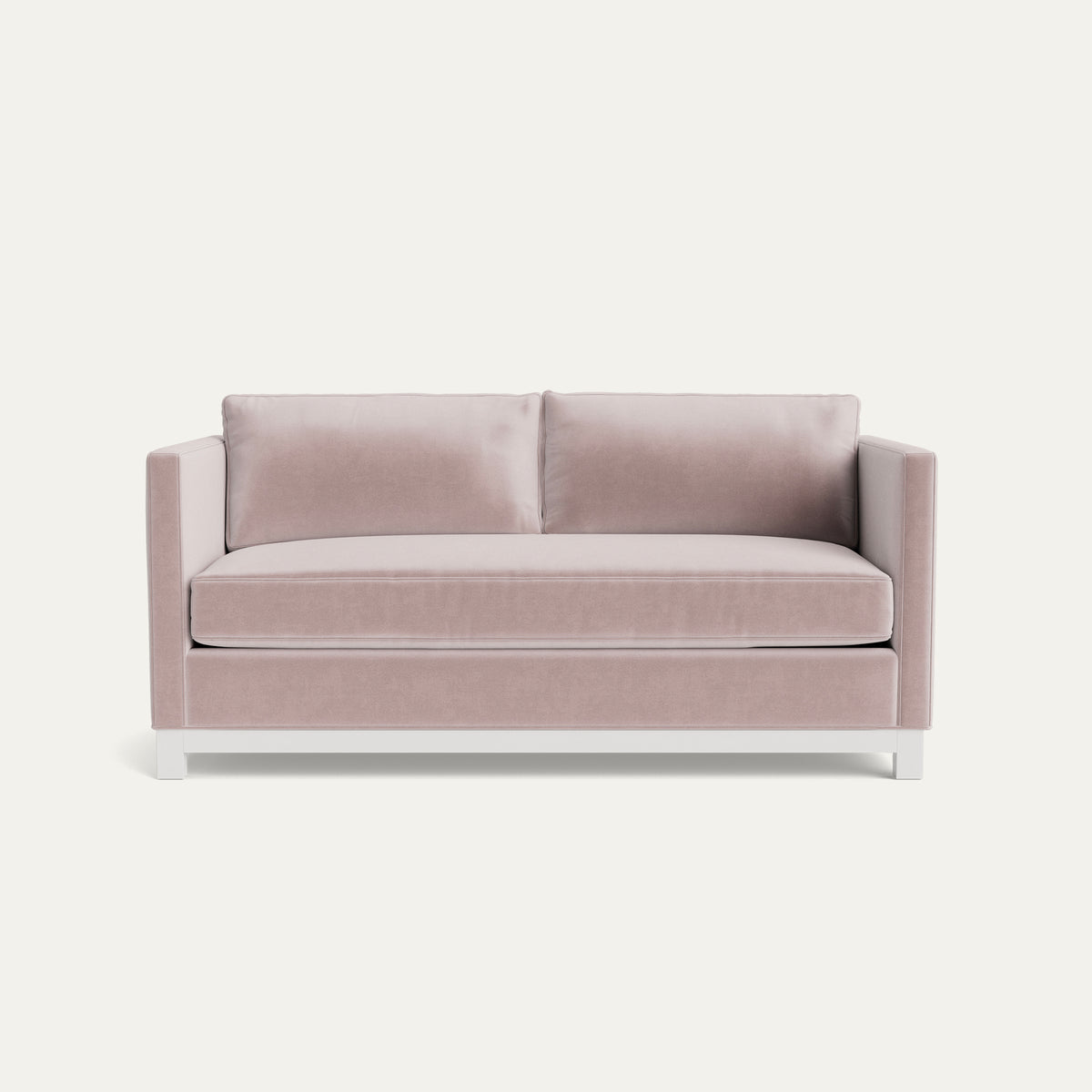Dusty Pink Sofa: Pierce in Mauve Velvet