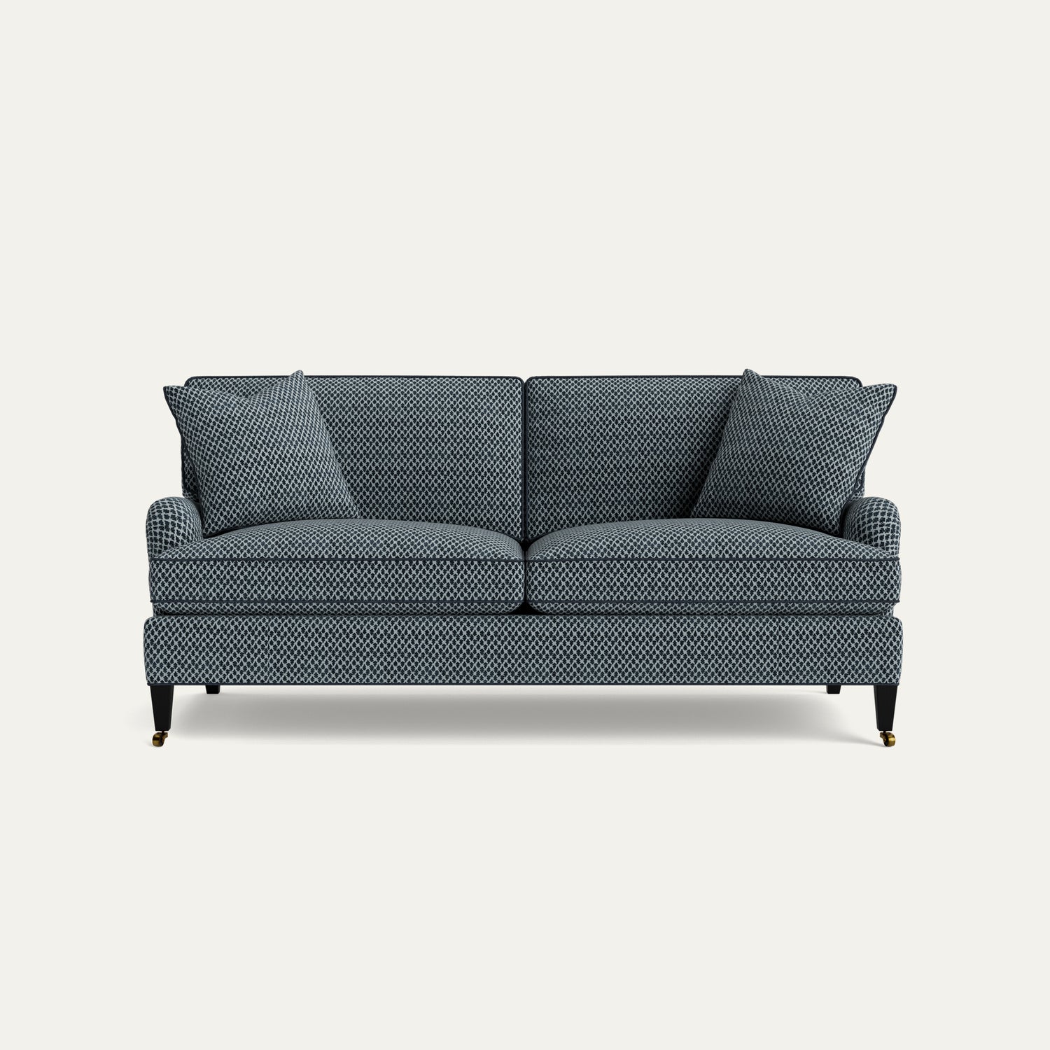 FEATURED: Shown in 79" / Tapered / Ebony / Cushion Seat / Midnight Welt