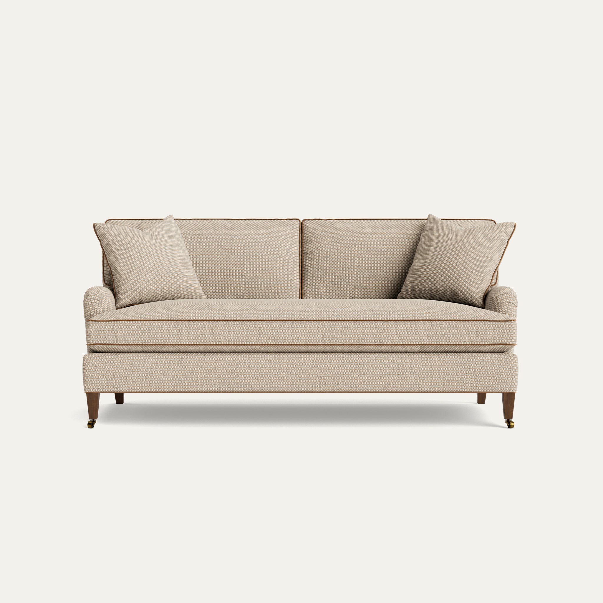 FEATURED: Shown in 79" / Tapered / Tobacco / Bench Seat / Honey Welt