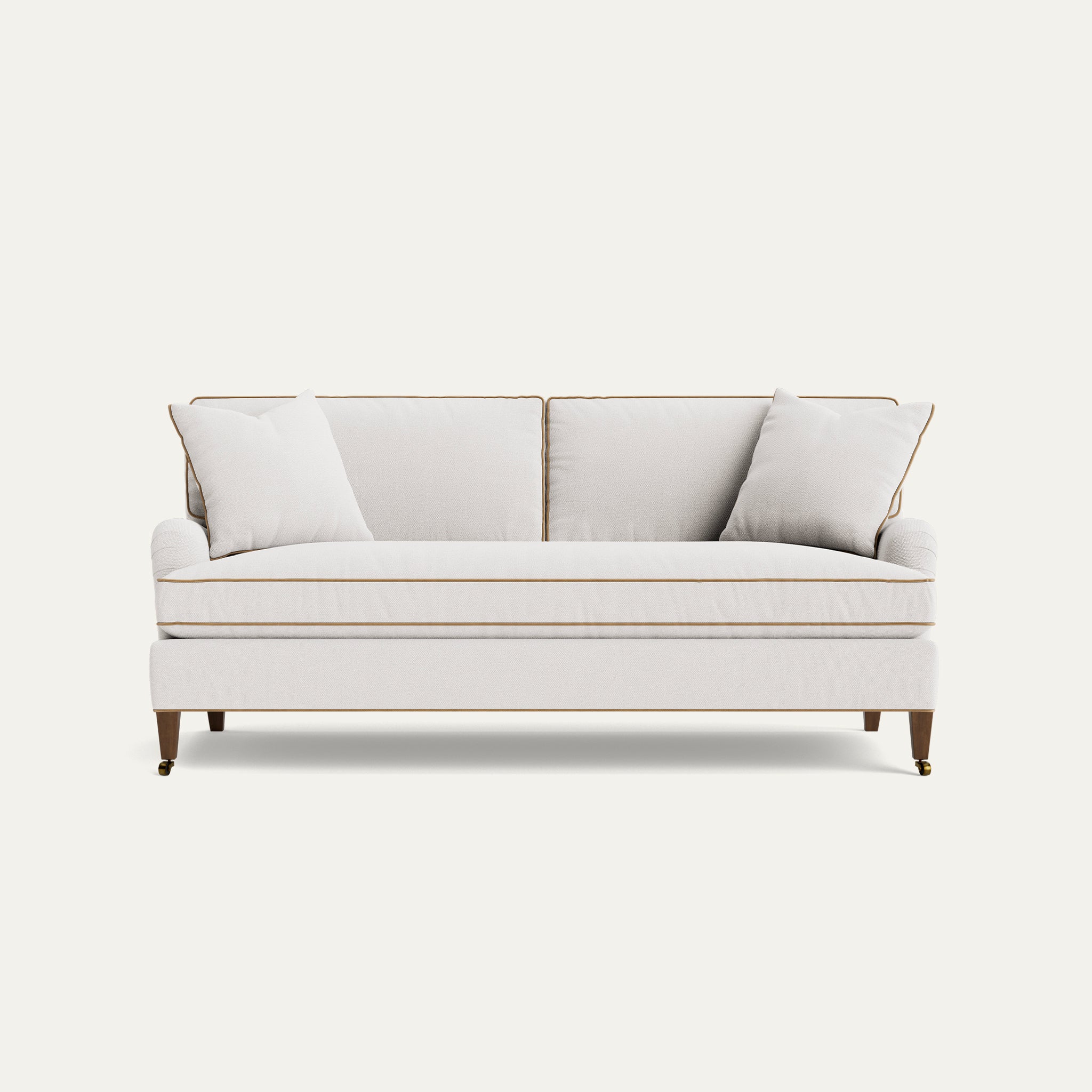 FEATURED: Shown in 79" / Tapered / Tobacco / Bench Seat / Camel Welt