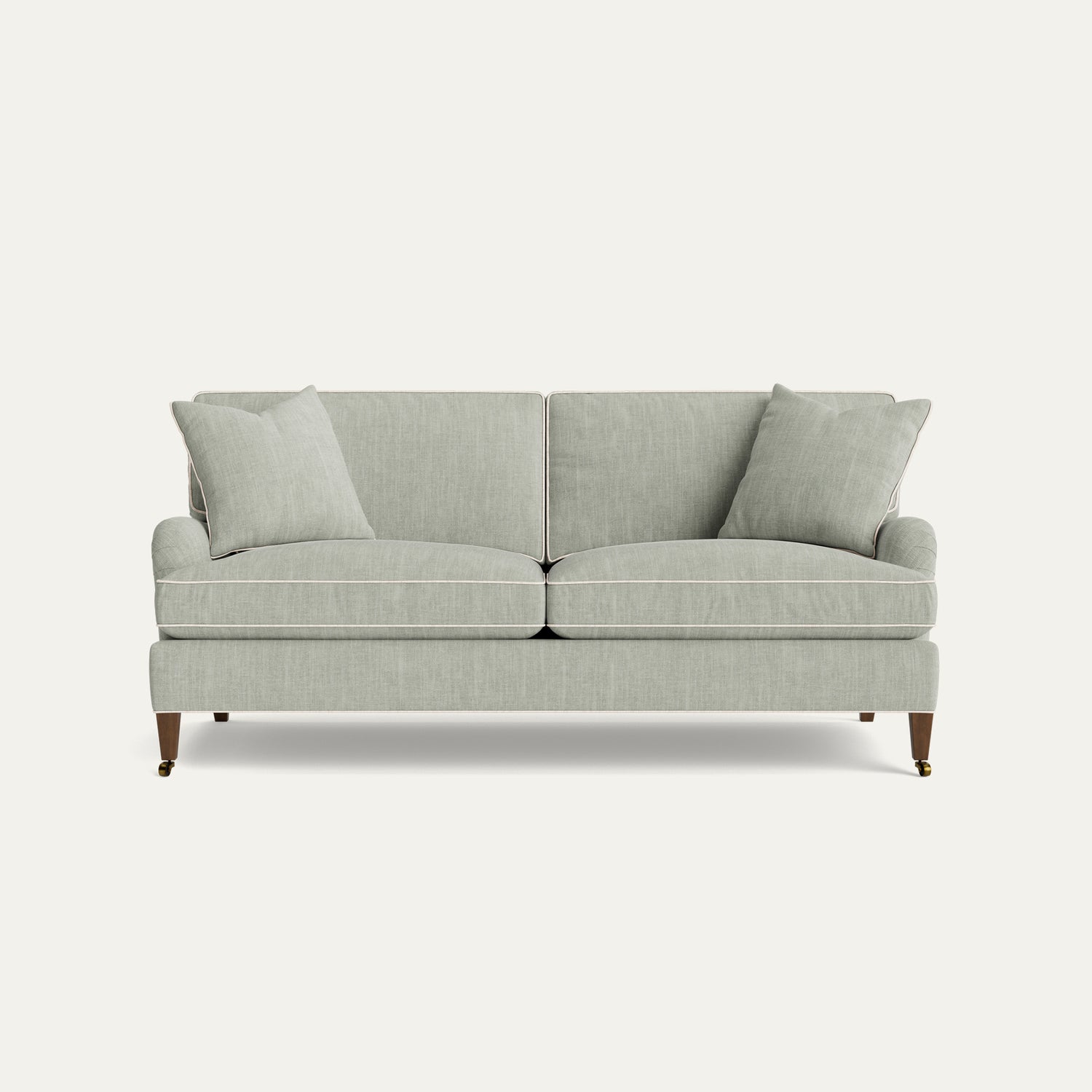 FEATURED: Shown in 79" / Tapered / Tobacco / Cushion Seat / Sand Welt