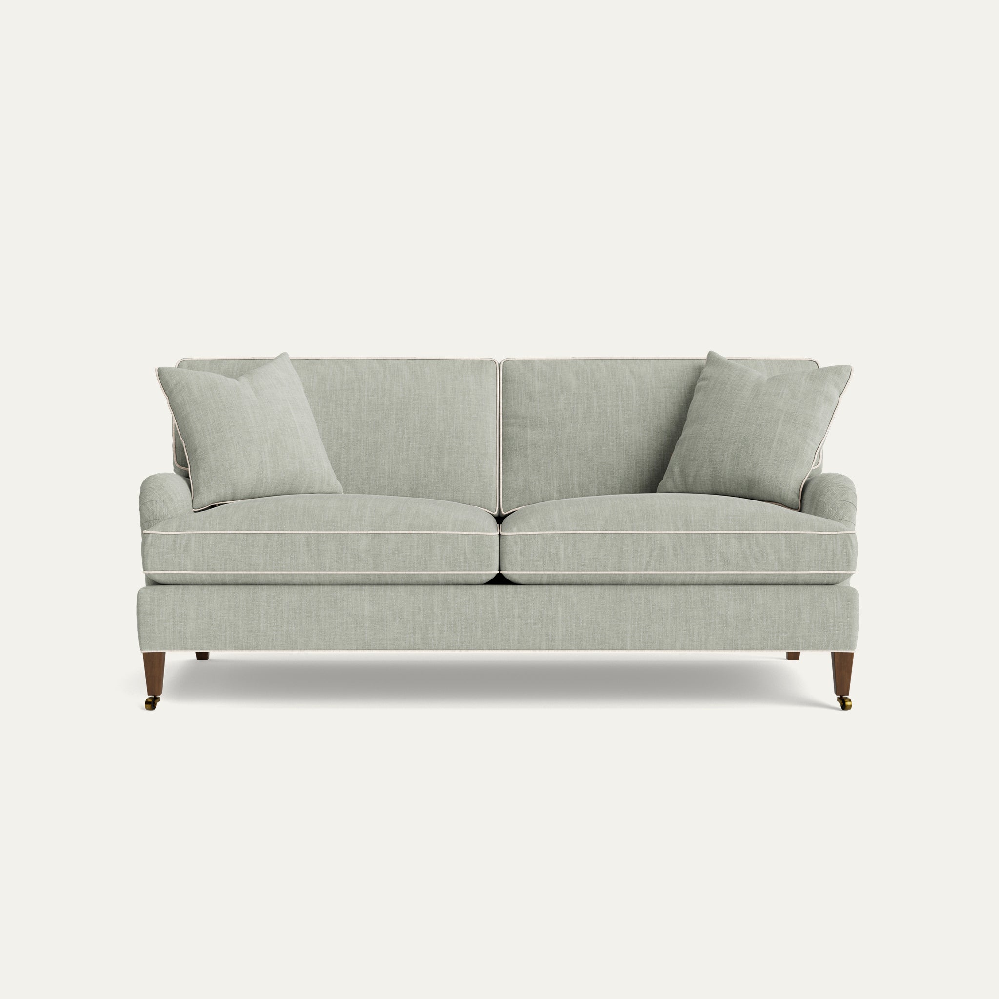 FEATURED: Shown in 79" / Tapered / Tobacco / Cushion Seat / Sand Welt