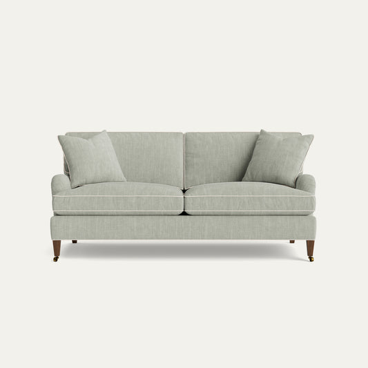 FEATURED: Shown in 79" / Tapered / Tobacco / Cushion Seat / Sand Welt