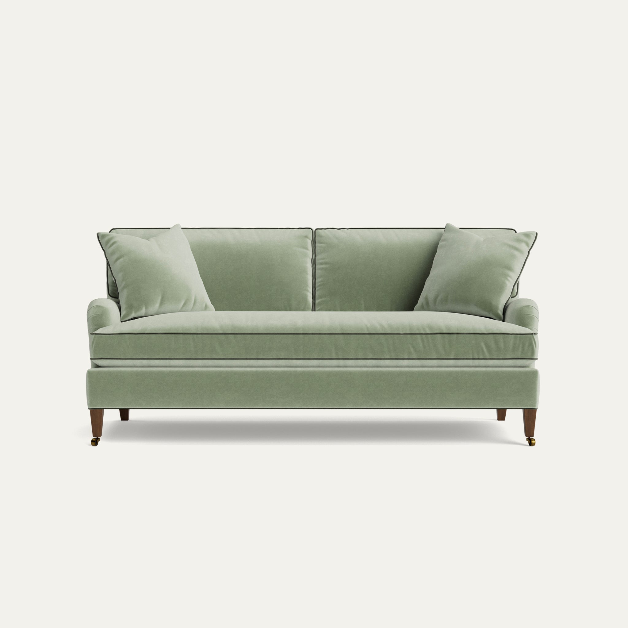 FEATURED: Shown in 79" / Tapered / Tobacco / Bench Seat / Fern Welt