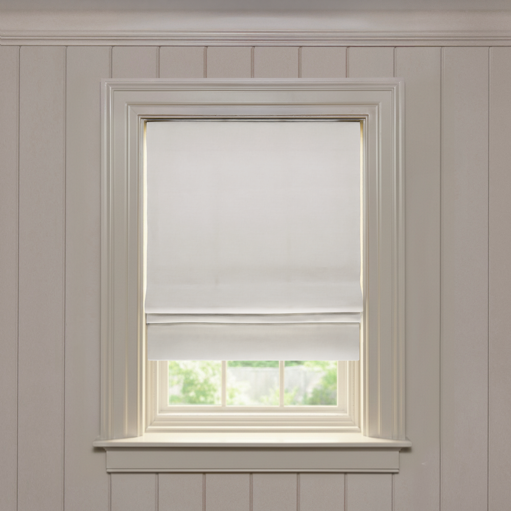  flour custom custom white roman shade: flour | pepper homeon white background