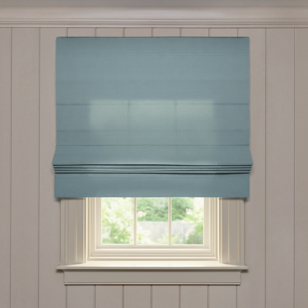  harbor custom custom blue roman shade: harbor | pepper homeon white background