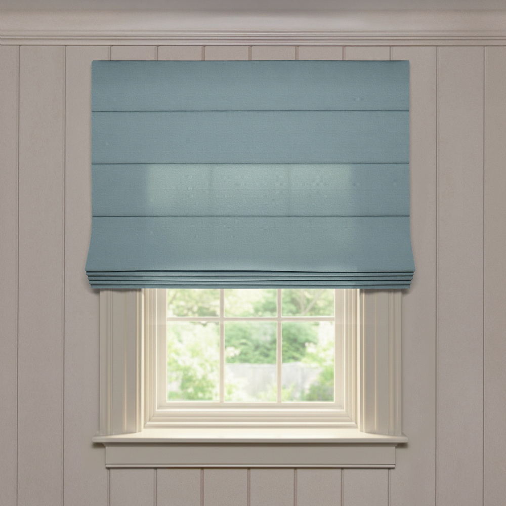  harbor custom custom blue roman shade: harbor | pepper homeon white background
