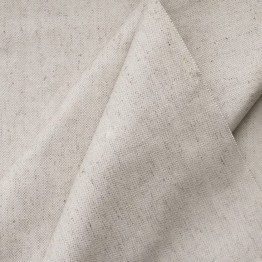 Oat linen fabric close-up