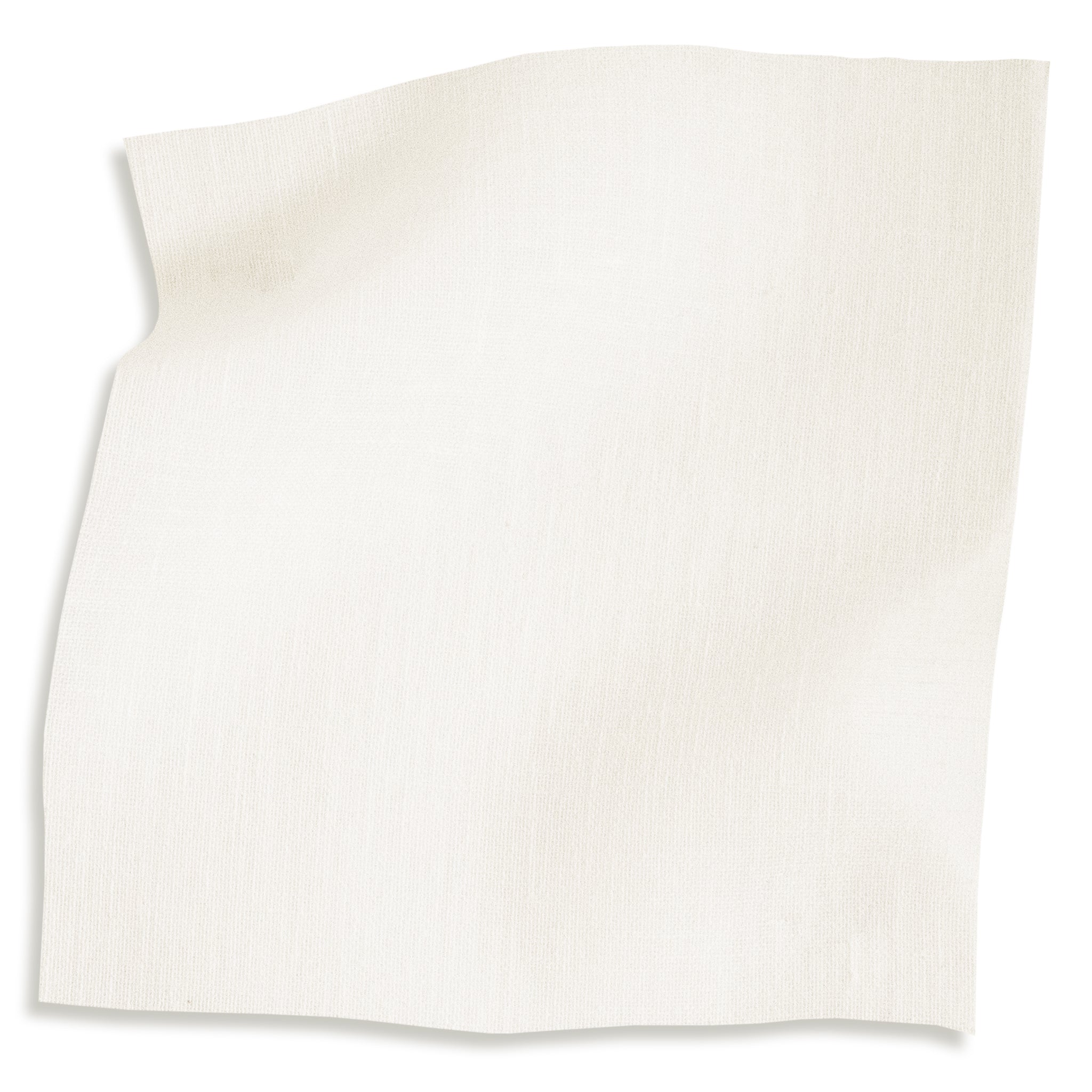 sheer white fabric swatch 