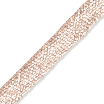 Dahlia Piping textured blush fabric trim sample made to order, manufactured in the USA with short lead times