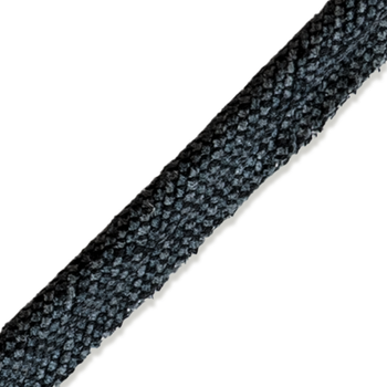 Midnight textured piping yardage sample, made to order in the USA with short lead times