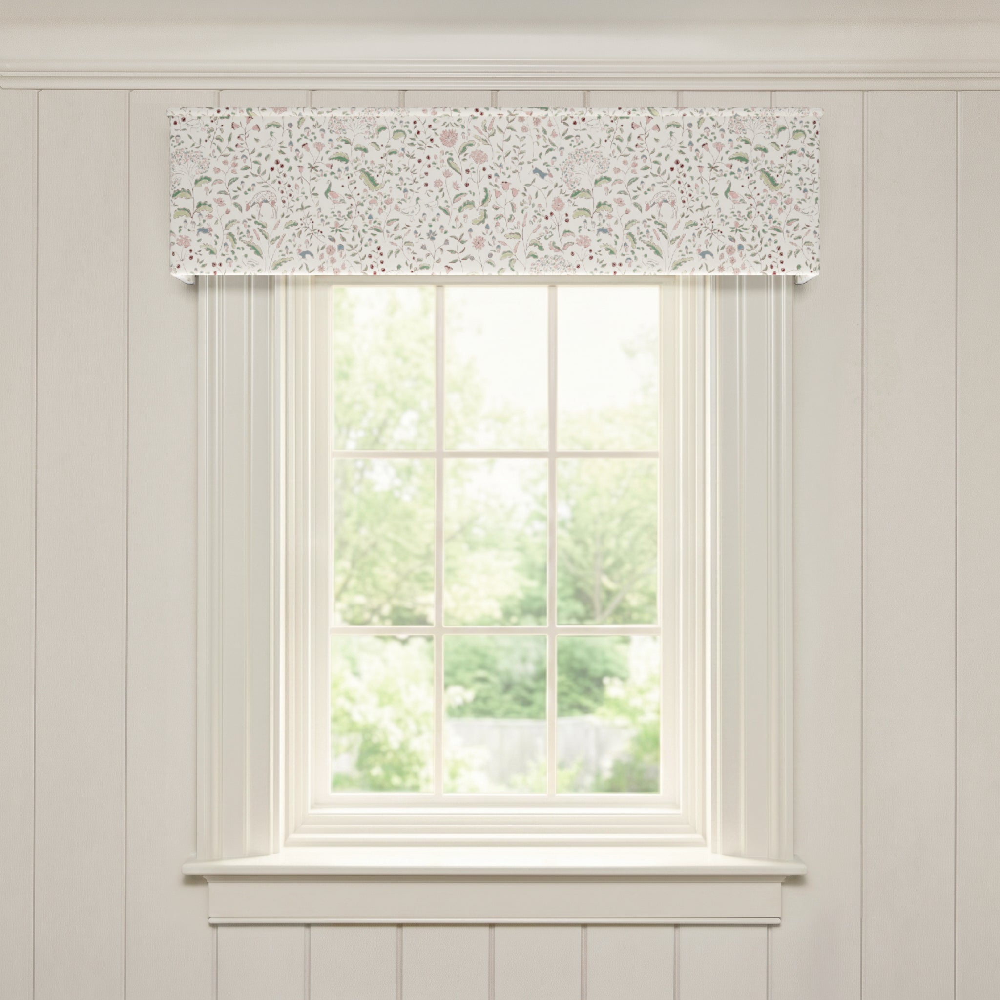 Pink Woodland Custom Valance | Pepper Home