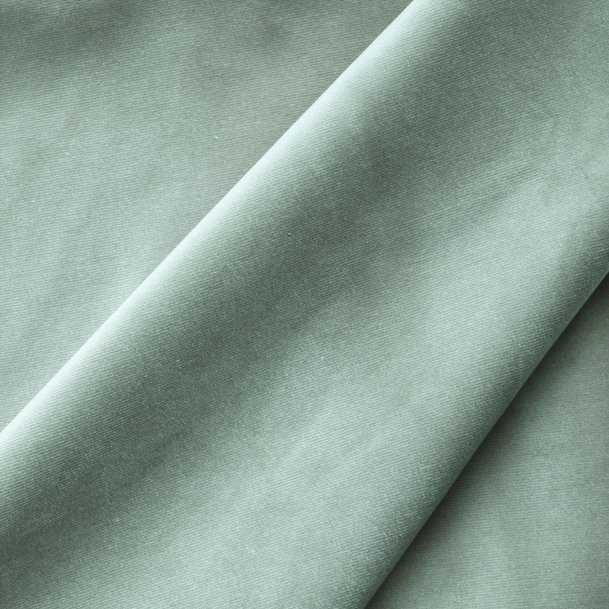 Blue Green Velvet Fabric Close-Up