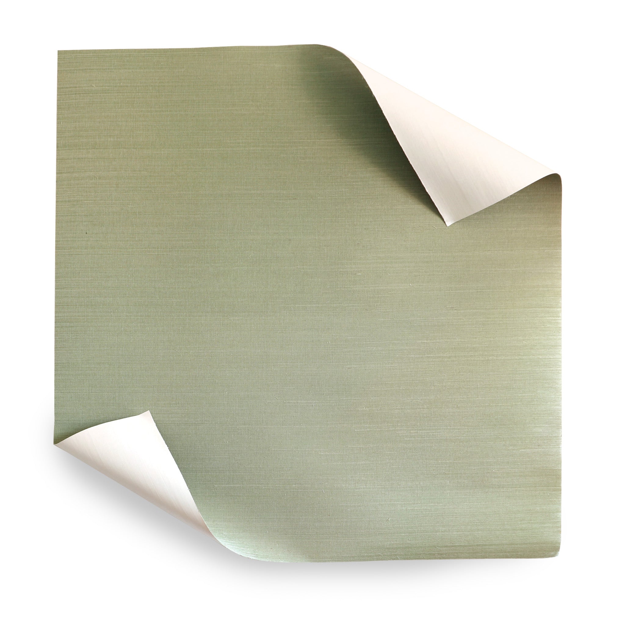 Pistachio Sisal Grasscloth Wallpaper Swatch - Thumbnail 3