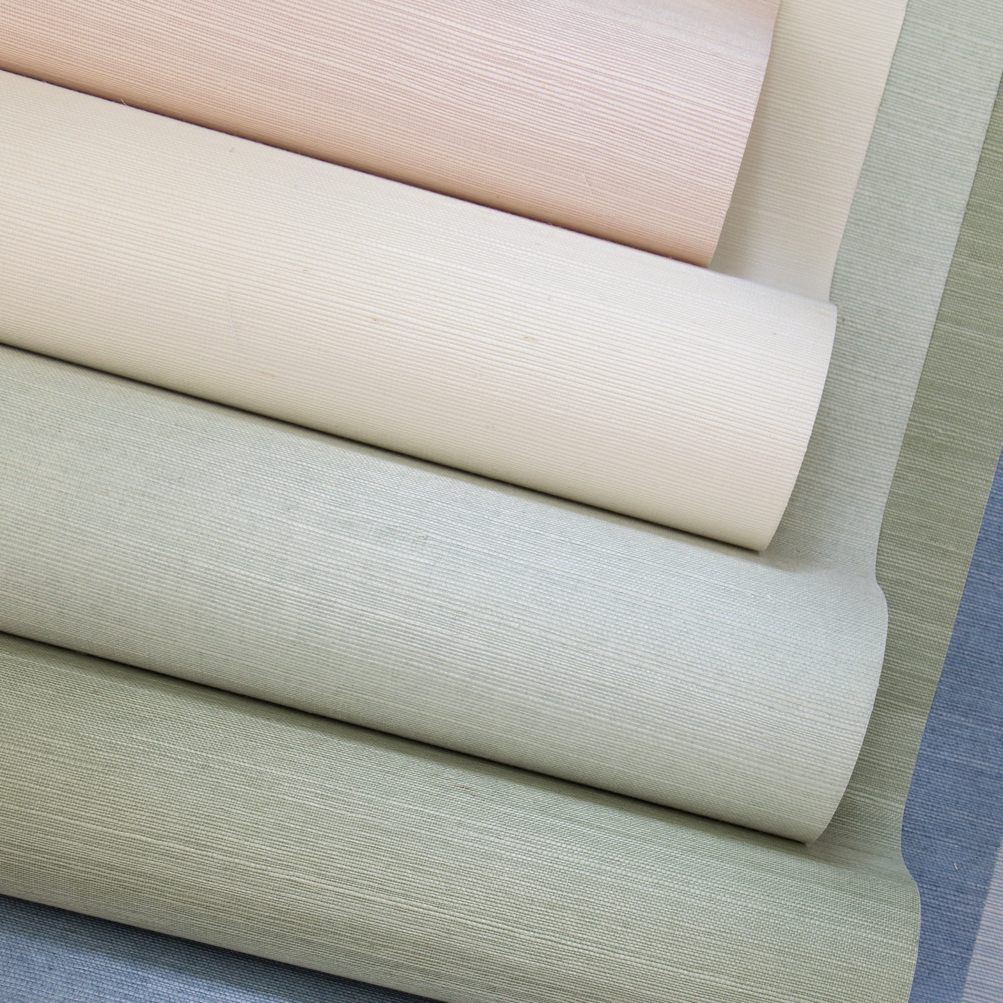 Cream Grasscloth Wallpaper for Home & Office | Pepper Home